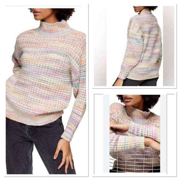 TopShop Space Dye Chunky Sweater - Picture 1 of 7